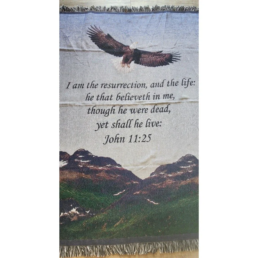 Eagle woven tapestry